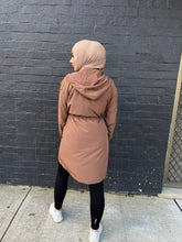 Load image into Gallery viewer, Tan Weather Jacket With Hood