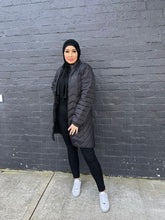 Load image into Gallery viewer, Black Puffy Jacket