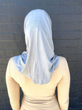 Load image into Gallery viewer, Grey Two Piece Cotton Hijab