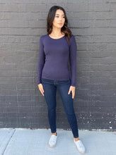 Load image into Gallery viewer, Navy Blue Cotton Body Top