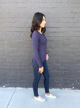 Load image into Gallery viewer, Navy Blue Cotton Body Top