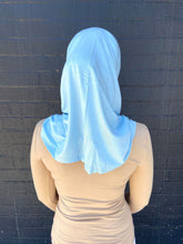 Load image into Gallery viewer, Sky Blue Two Piece Cotton Hijab
