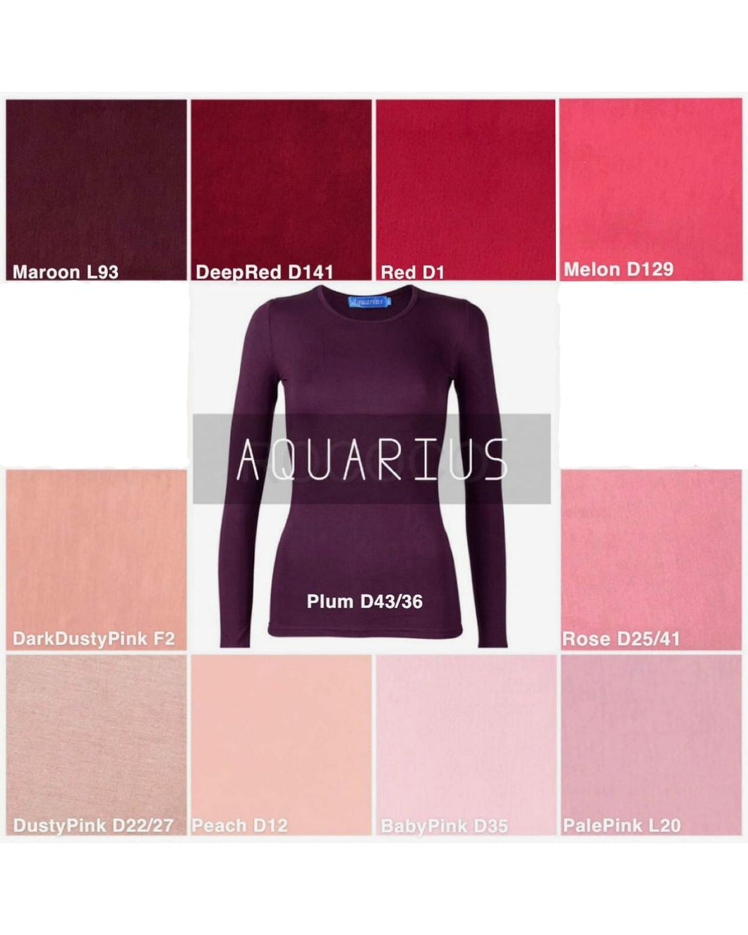 Body Tops Cotton (Pink Palette) - SELECT YOUR COLOUR