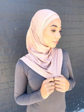 Load image into Gallery viewer, Dusty Pink Two Piece Cotton Hijab
