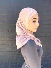 Load image into Gallery viewer, Dusty Pink Two Piece Cotton Hijab
